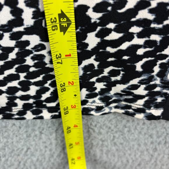 Lauren Ralph Lauren Dress 8 Mob Wife Animal Print Side Ruched Stretchy Sheath - Picture 8 of 10